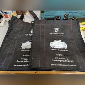 Set of 2  Porsche Tote Bags